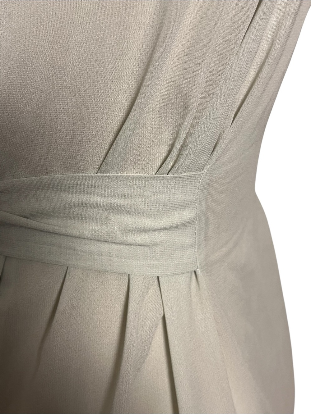 Vintage Halston Sage Green Satin Trim Wrap Robe Duster Maxi Sheer Jacket M - Picture 9 of 12